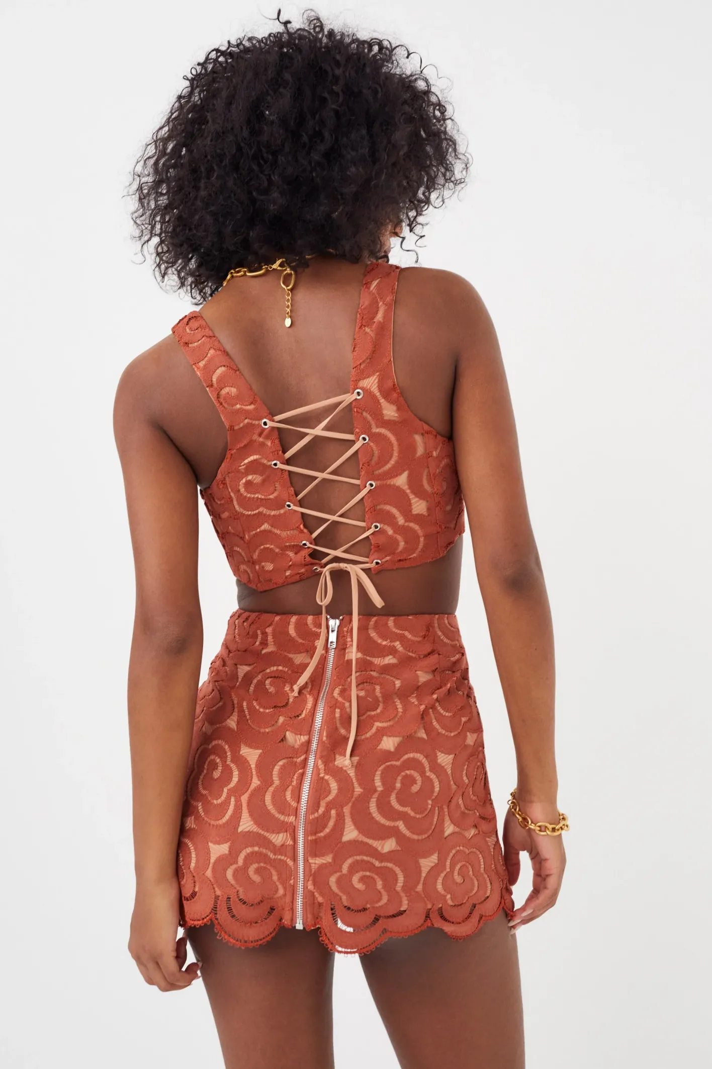 aiko_mini_skirt_1-2.webp Woman For Love & Lemons Aiko Mini Skirt
