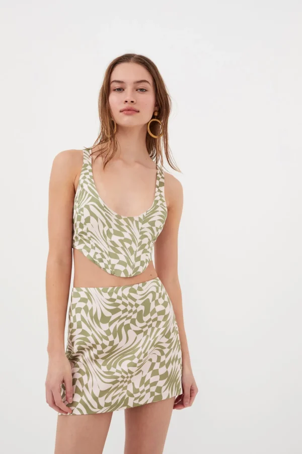 Woman For Love & Lemons Aiko Mini Skirt