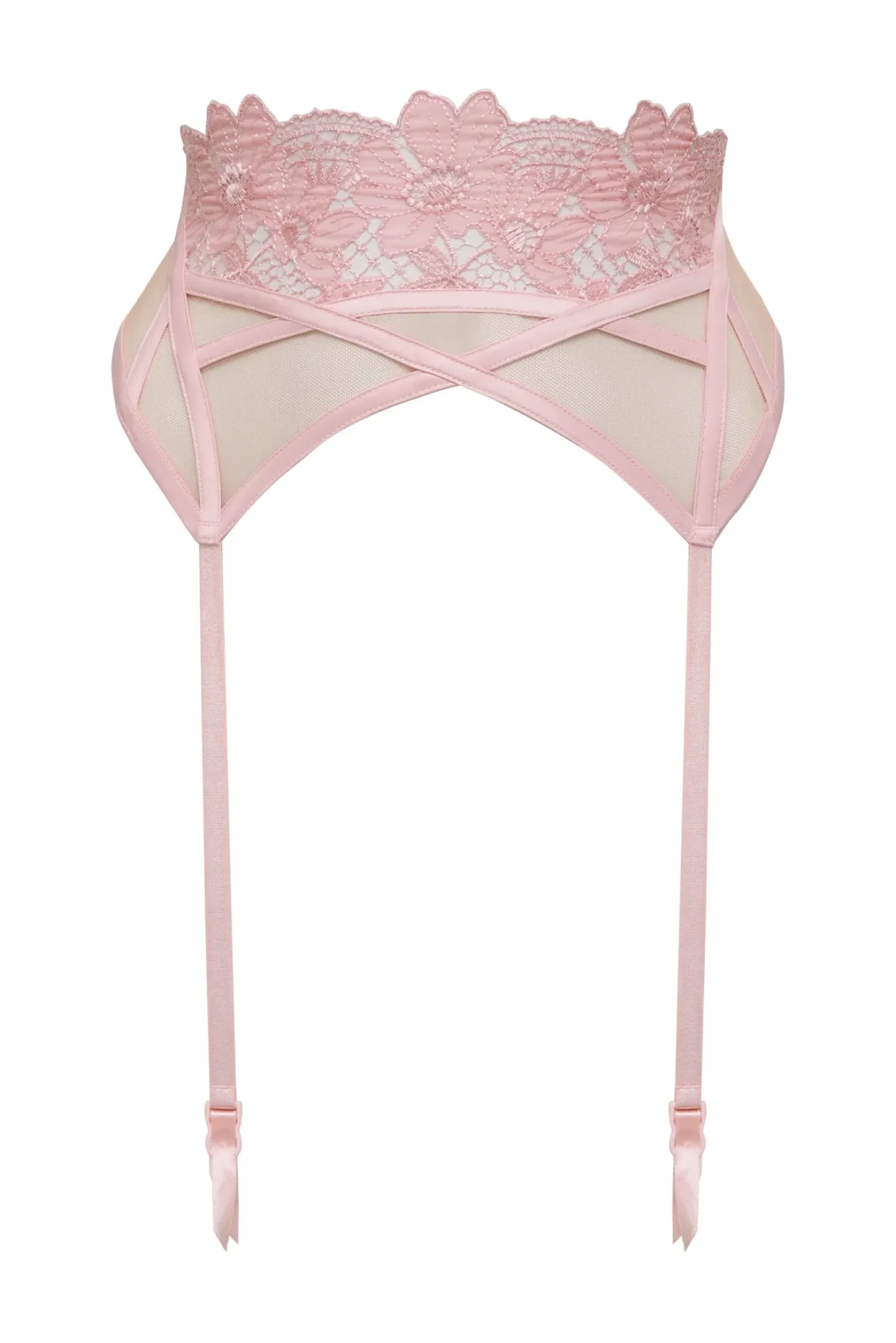aimee_floral_garter_belt_2.webp Woman For Love & Lemons Aimee Floral Garter Belt