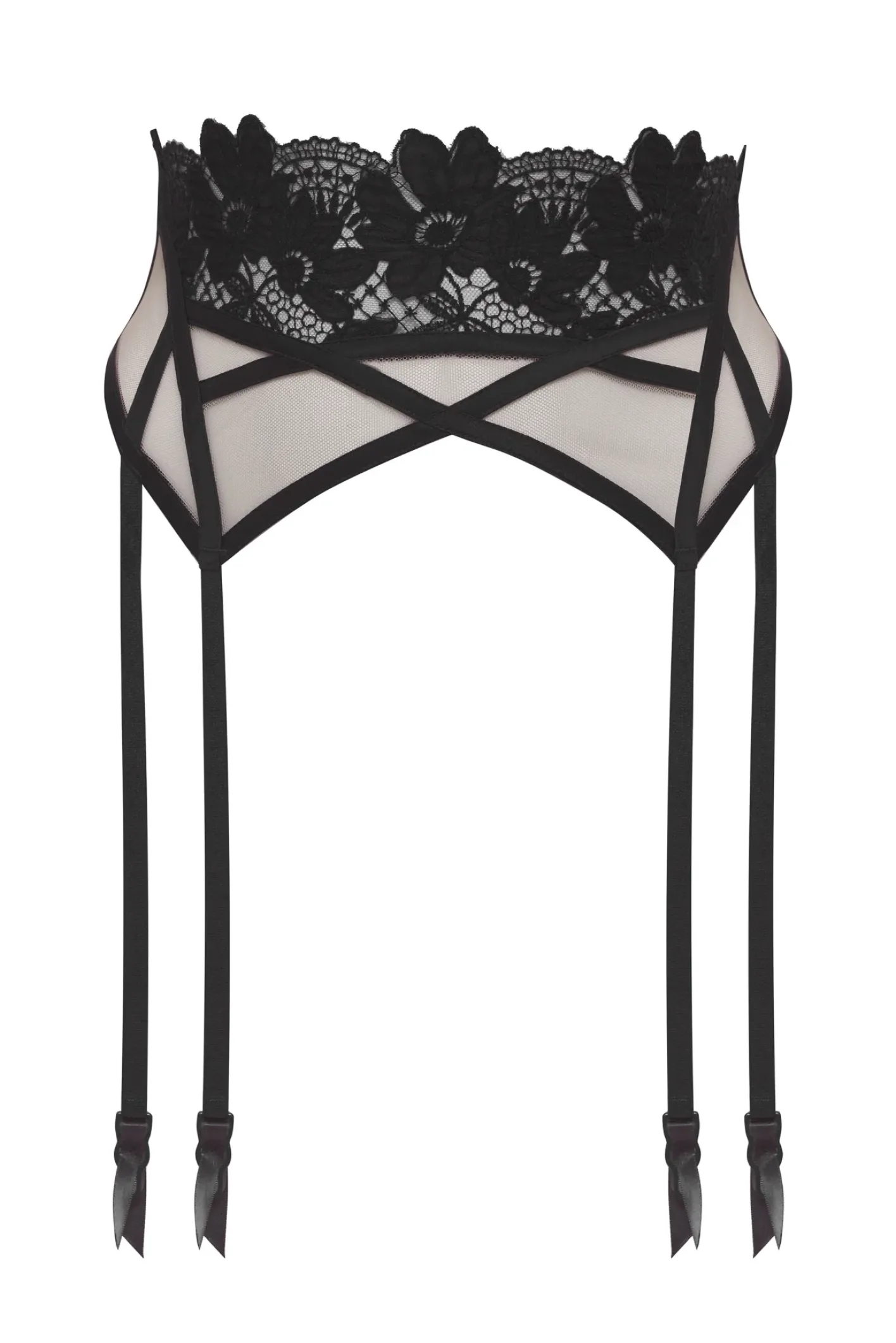 aimee_floral_garter_belt_3.webp Woman For Love & Lemons Aimee Floral Garter Belt