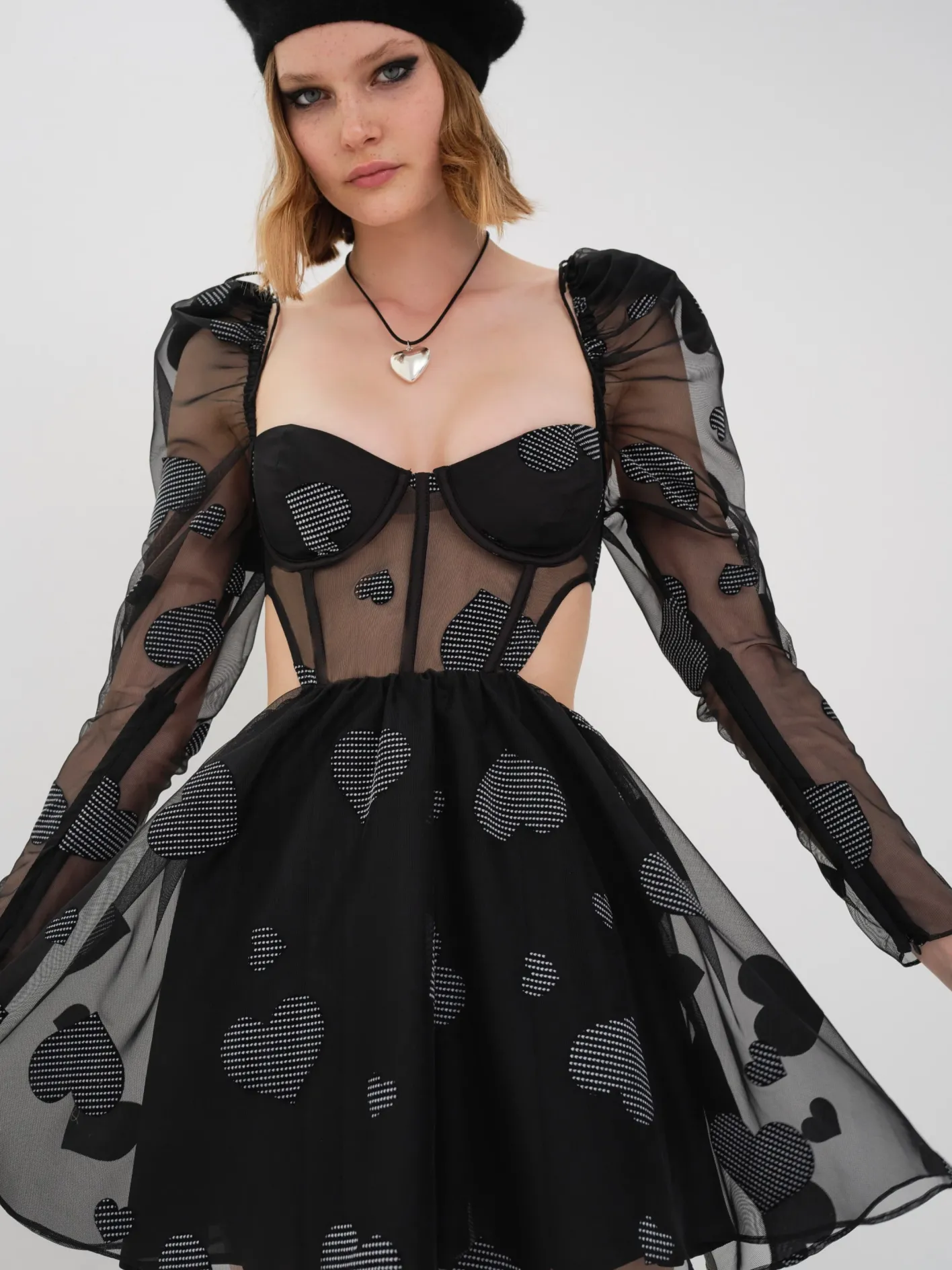 alexandra_long_sleeve_min_0.webp Woman For Love & Lemons Alexandra Long Sleeve Mini Dress