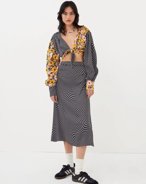 Woman For Love & Lemons Anya Crop Top