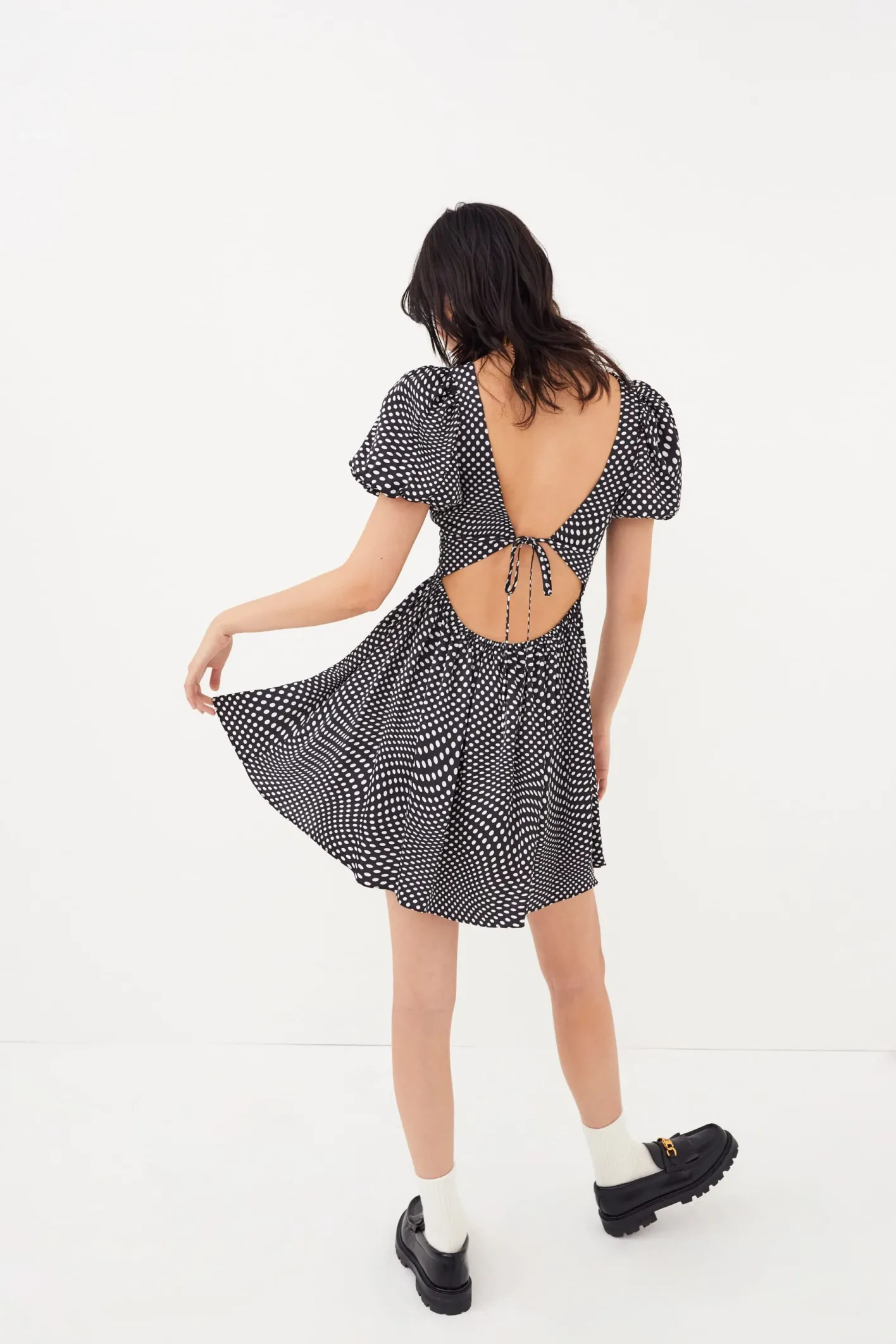 anya_puff_sleeve_mini_dre_1.webp Woman For Love & Lemons Anya Puff Sleeve Mini Dress