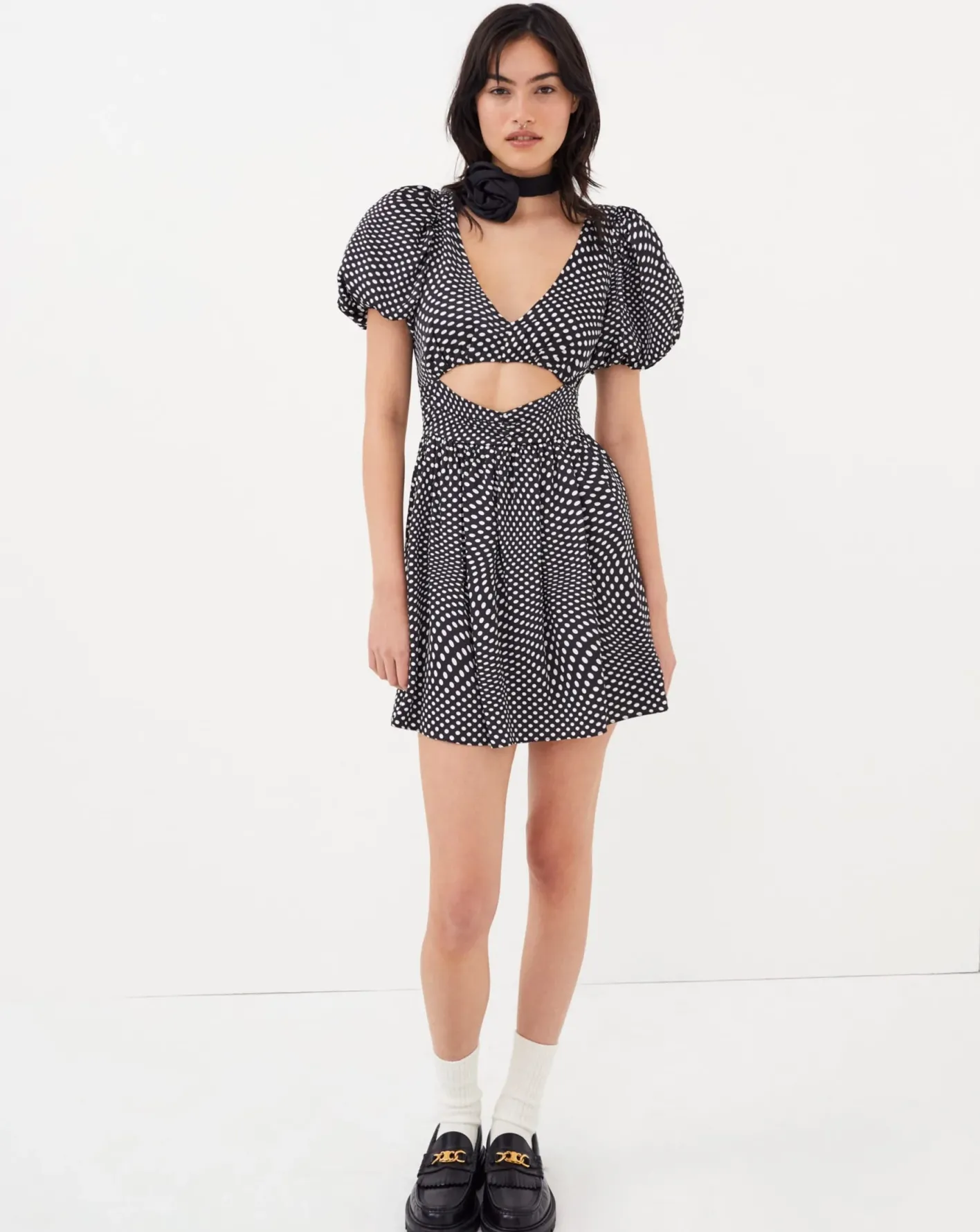 anya_puff_sleeve_mini_dre_3.webp Woman For Love & Lemons Anya Puff Sleeve Mini Dress