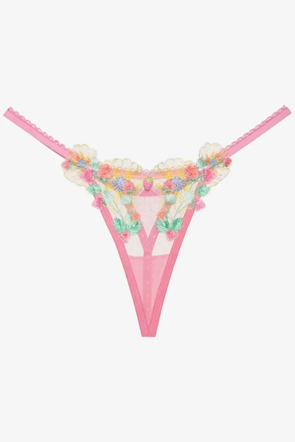 Woman For Love & Lemons Berry Patch Thong Panty