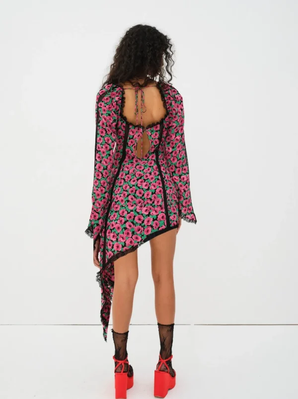 Woman For Love & Lemons Brunello Asymmetrical Dress