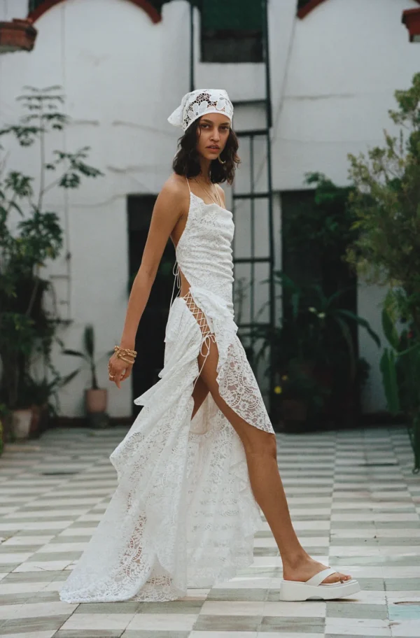 Woman For Love & Lemons Carmela Maxi Dress