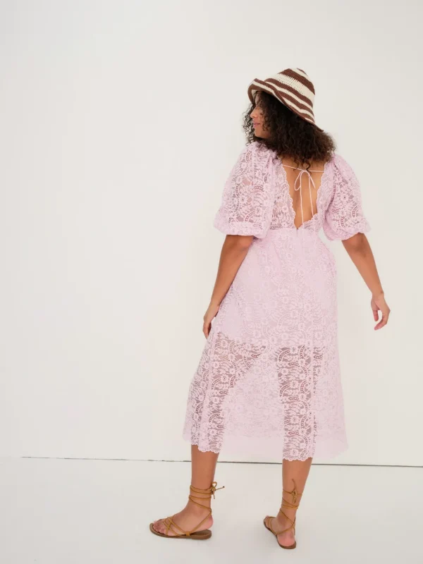 Woman For Love & Lemons Carmela Midi Dress