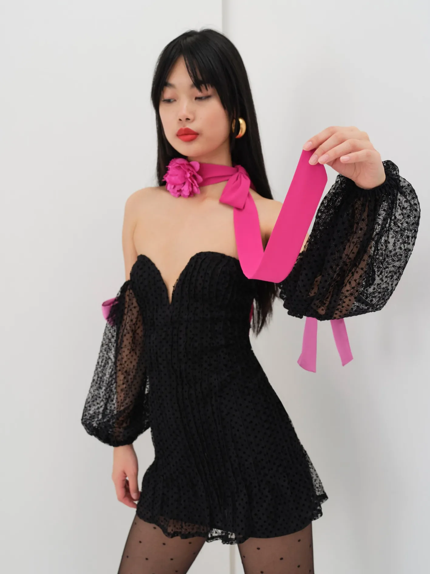 carolyn_mini_dress_5.webp Woman For Love & Lemons Carolyn Mini Dress