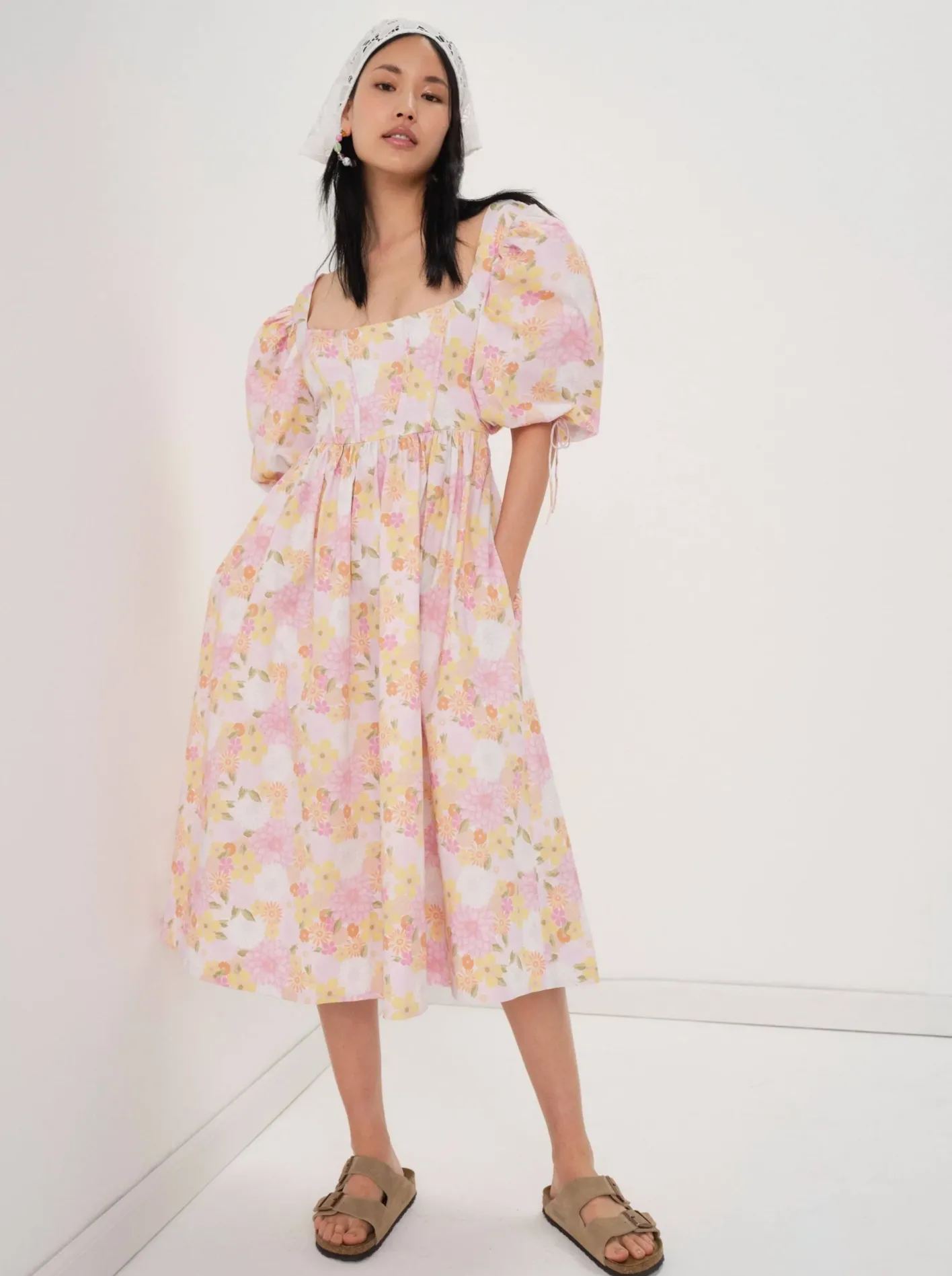 carrie_midi_dress_1.webp Woman For Love & Lemons Carrie Midi Dress
