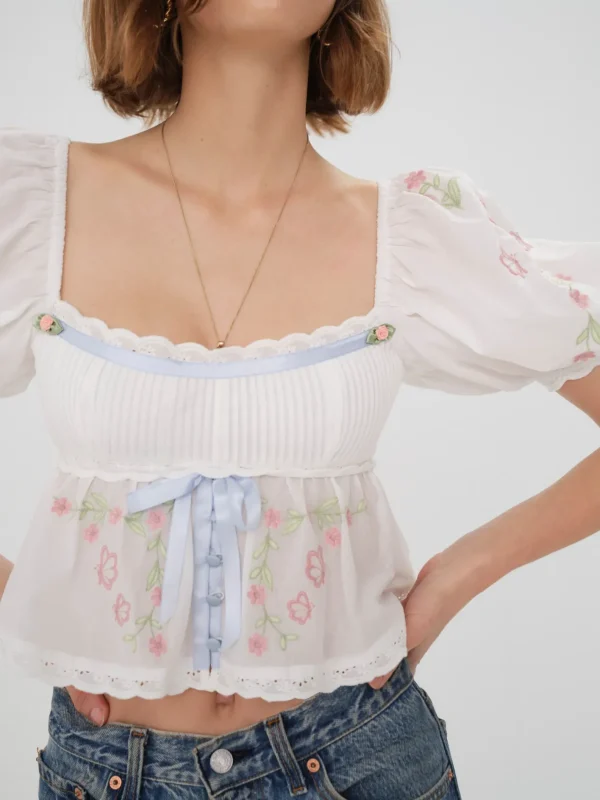 Woman For Love & Lemons Carrington Blouse