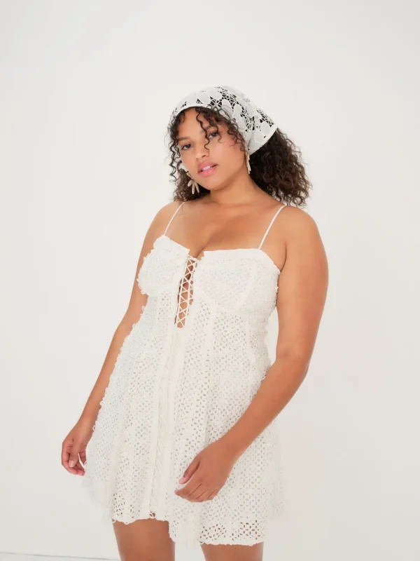Woman For Love & Lemons Cassie Corset Mini Dress