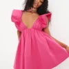 Woman For Love & Lemons Clementine Mini Dress