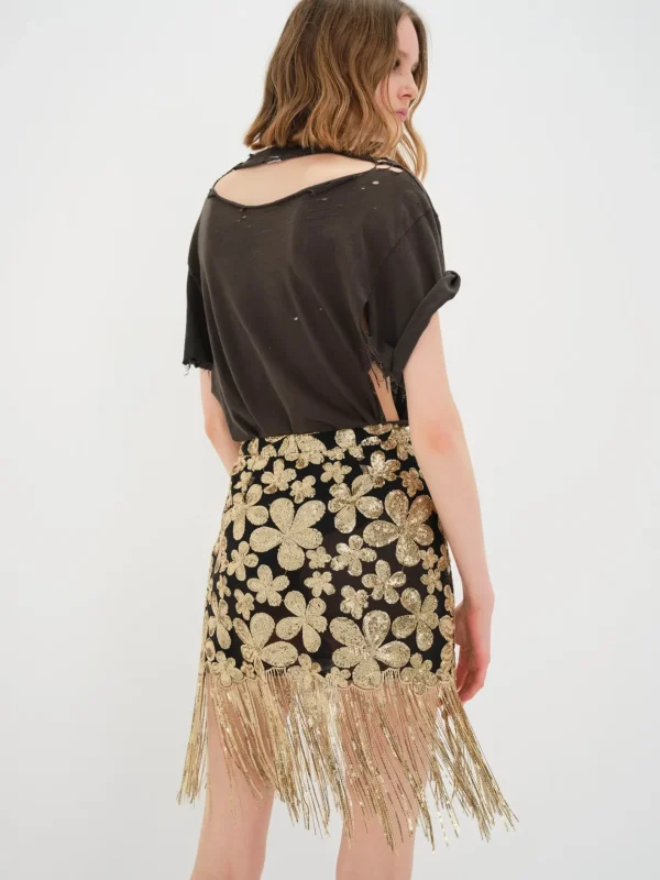 Woman For Love & Lemons Colette Mini Skirt
