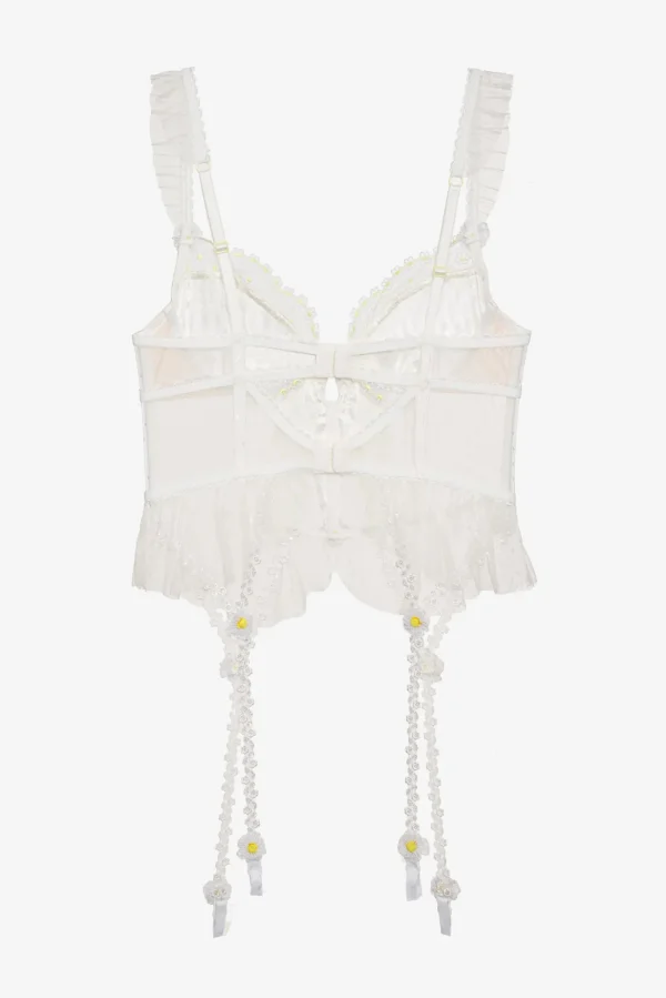 Woman For Love & Lemons 3D Daisy Bustier