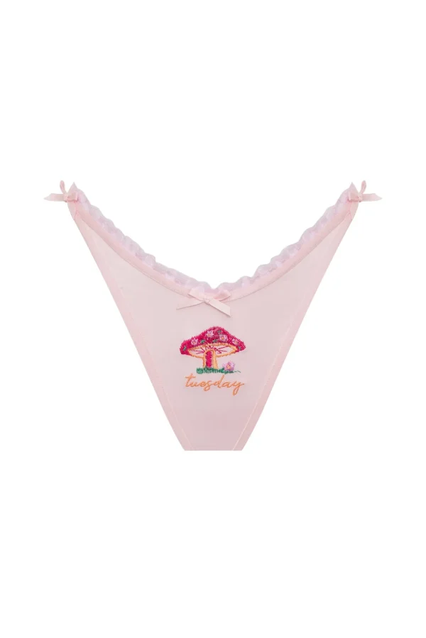 Woman For Love & Lemons Days Of The Week 7 Pack Thong Panty