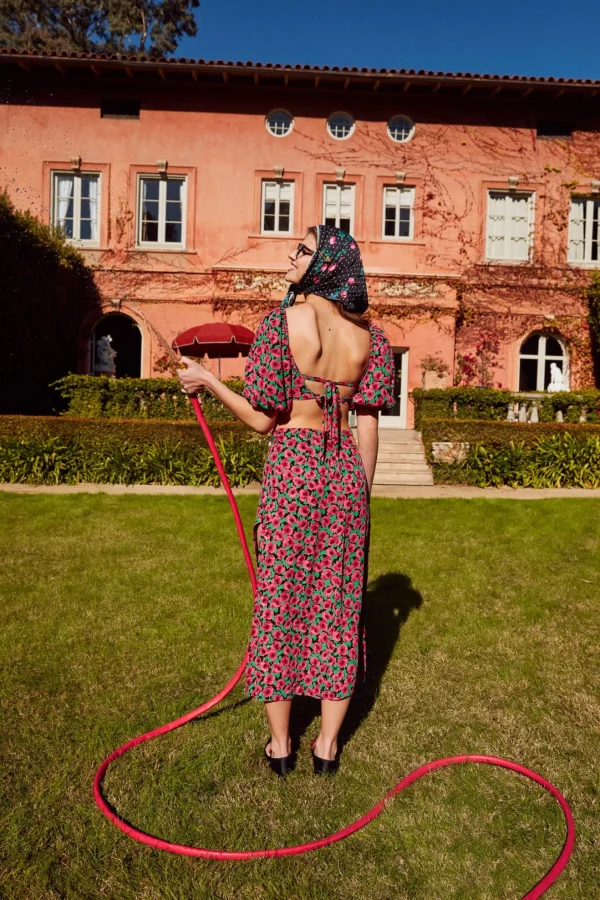 Woman For Love & Lemons Dolcetto Crop Top