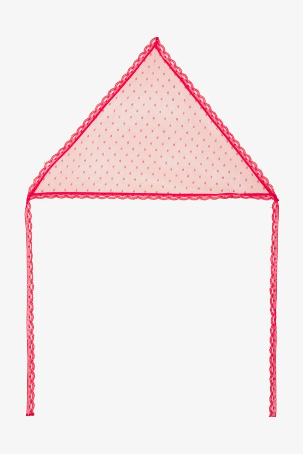 Woman For Love & Lemons Dotted Mesh Headscarf