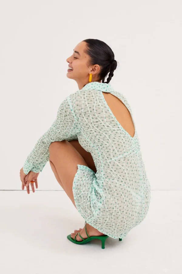 Woman For Love & Lemons Drea  Long Sleeve Mini Dress