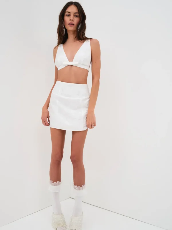 Woman For Love & Lemons Emery Mini Skirt