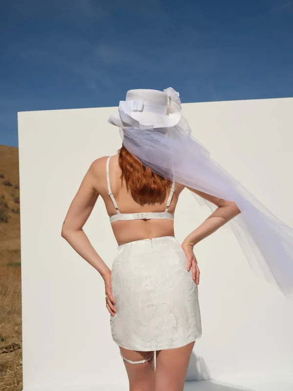 Woman For Love & Lemons Emery Mini Skirt