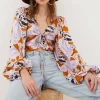 Woman For Love & Lemons Esmeralda Crop Top