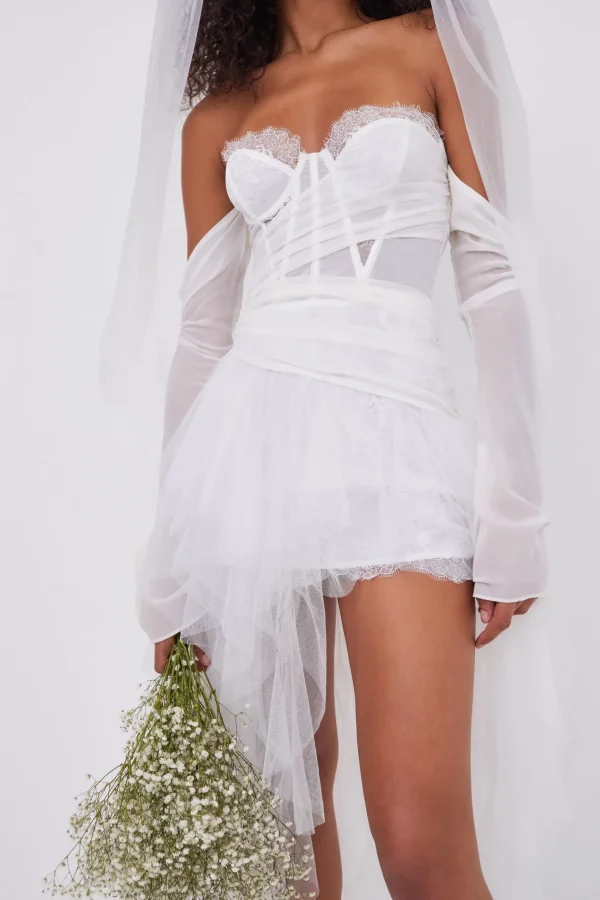 Woman For Love & Lemons Eve Bridal Gown