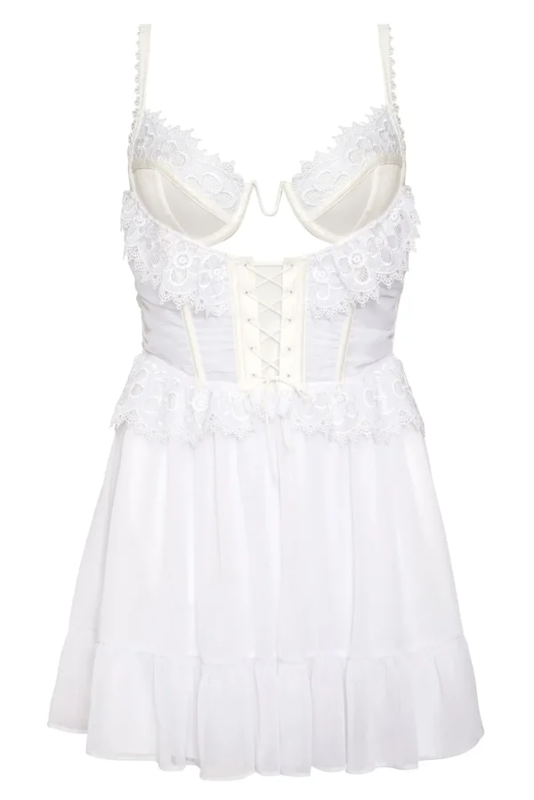 Woman For Love & Lemons Farmhouse Floral Slip Dress