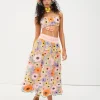 Woman For Love & Lemons Fiore Midi Skirt