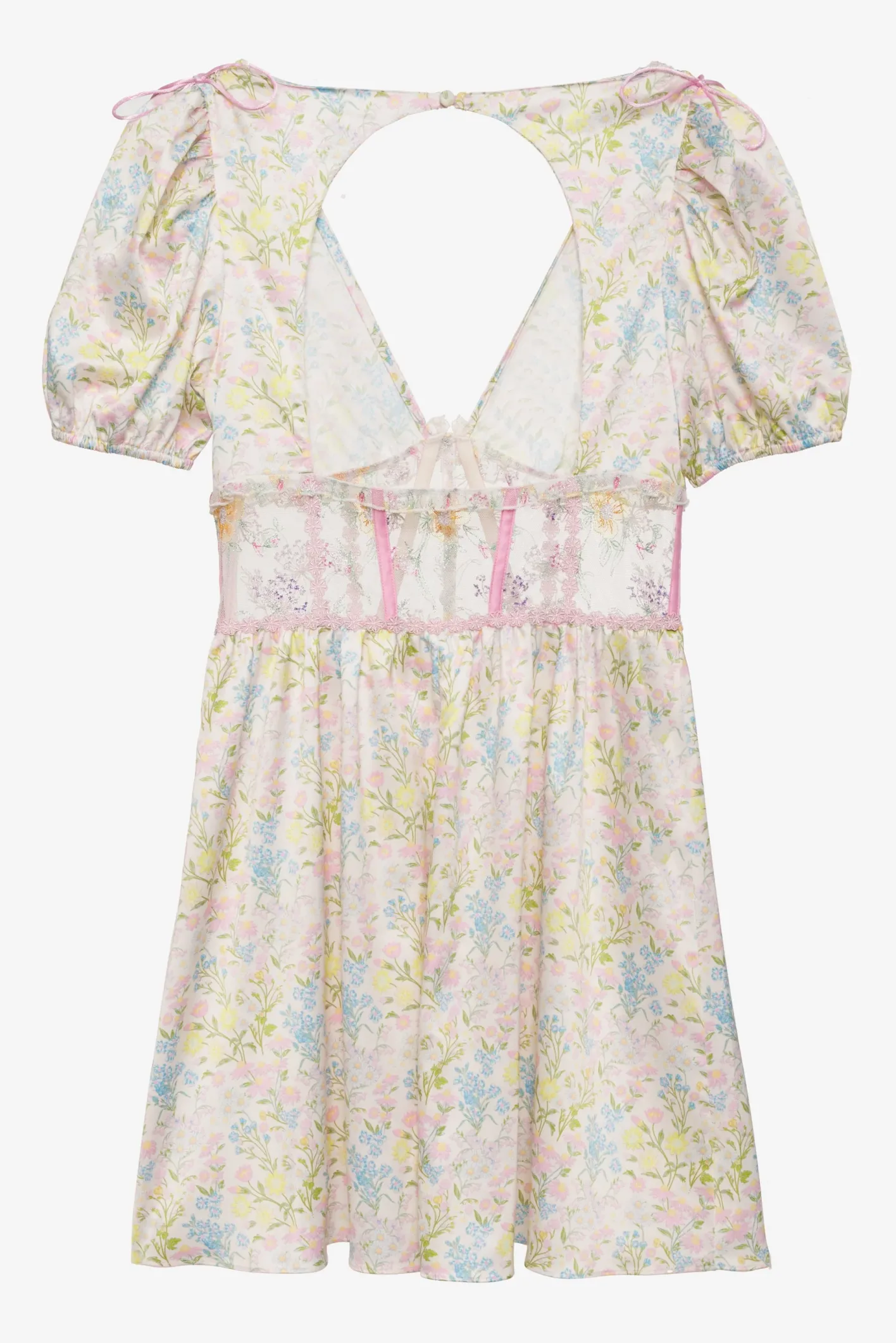 glitter_garden_cap_sleeve_5.webp Woman For Love & Lemons Glitter Garden Cap Sleeve Dress