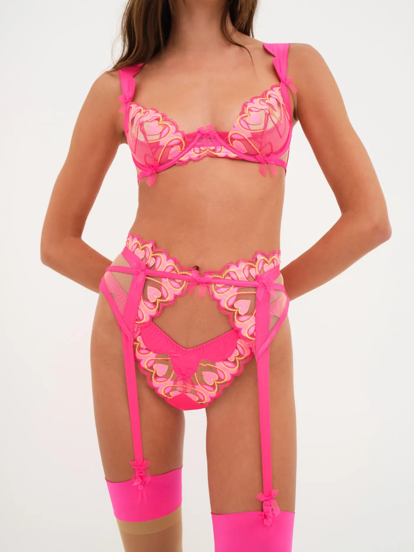 graphic_hearts_garter_2.webp Woman For Love & Lemons Graphic Hearts Garter