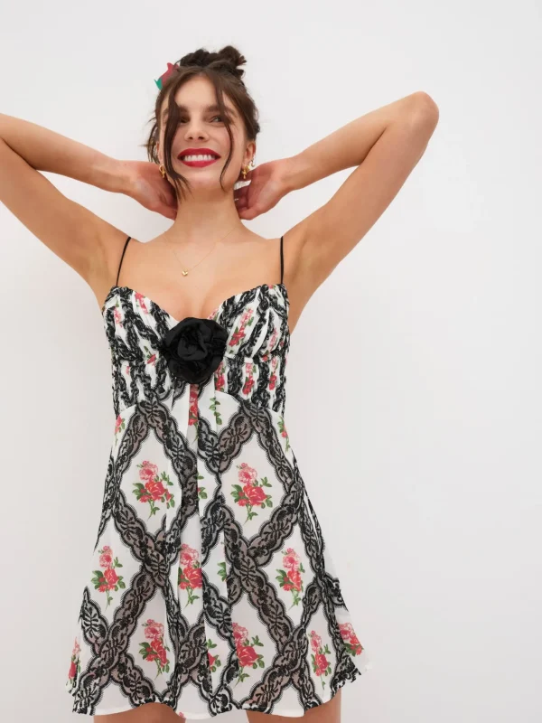 Woman For Love & Lemons Greta Mini Dress