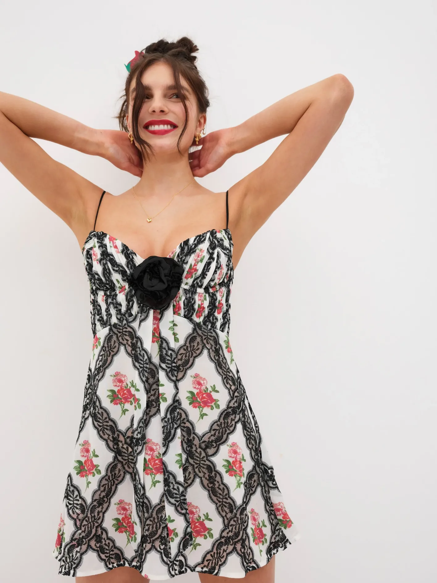 greta_mini_dress_0.webp Woman For Love & Lemons Greta Mini Dress