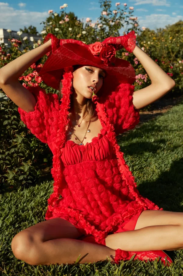 Woman For Love & Lemons Hannah Mini Dress