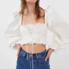 Woman For Love & Lemons Heather Crop Top