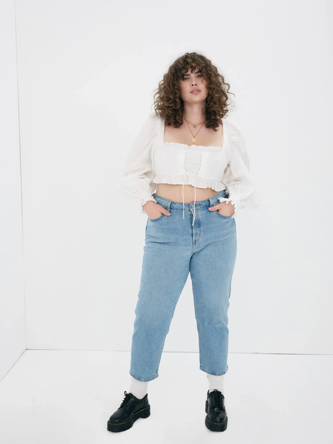 heather_crop_top_4.webp Woman For Love & Lemons Heather Crop Top