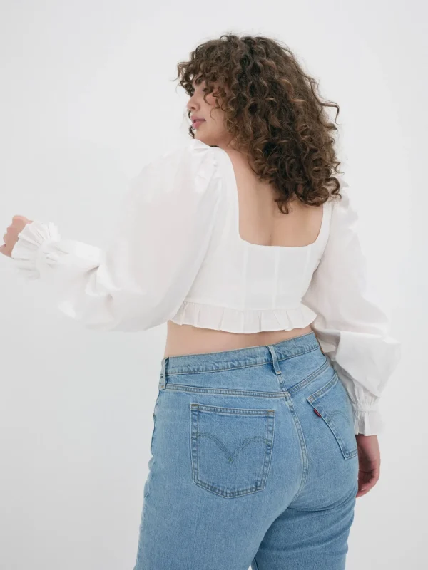 Woman For Love & Lemons Heather Crop Top