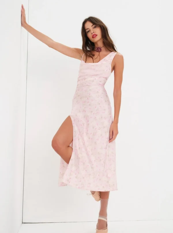 Woman For Love & Lemons Ilana Midi Dress