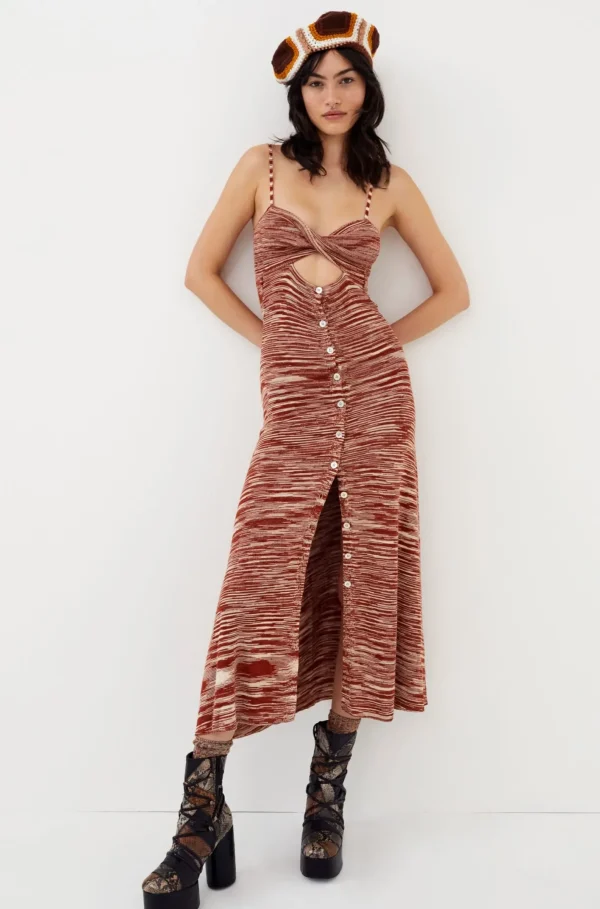Woman For Love & Lemons Isabela Midi Dress