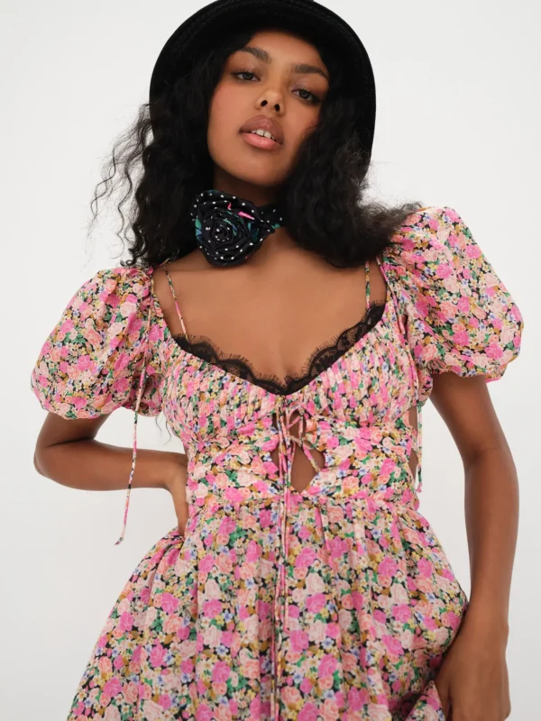 Woman For Love & Lemons Isadora Midi Dress