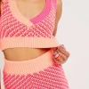 Woman For Love & Lemons Jacinda Crop Top