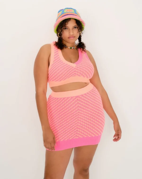 Woman For Love & Lemons Jacinda Crop Top