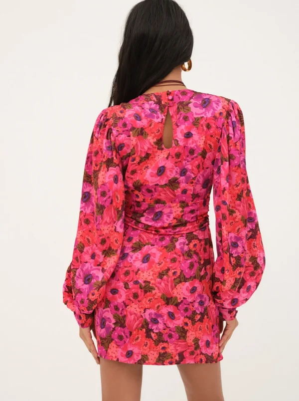 Woman For Love & Lemons Lauren Long Sleeve Mini Dress