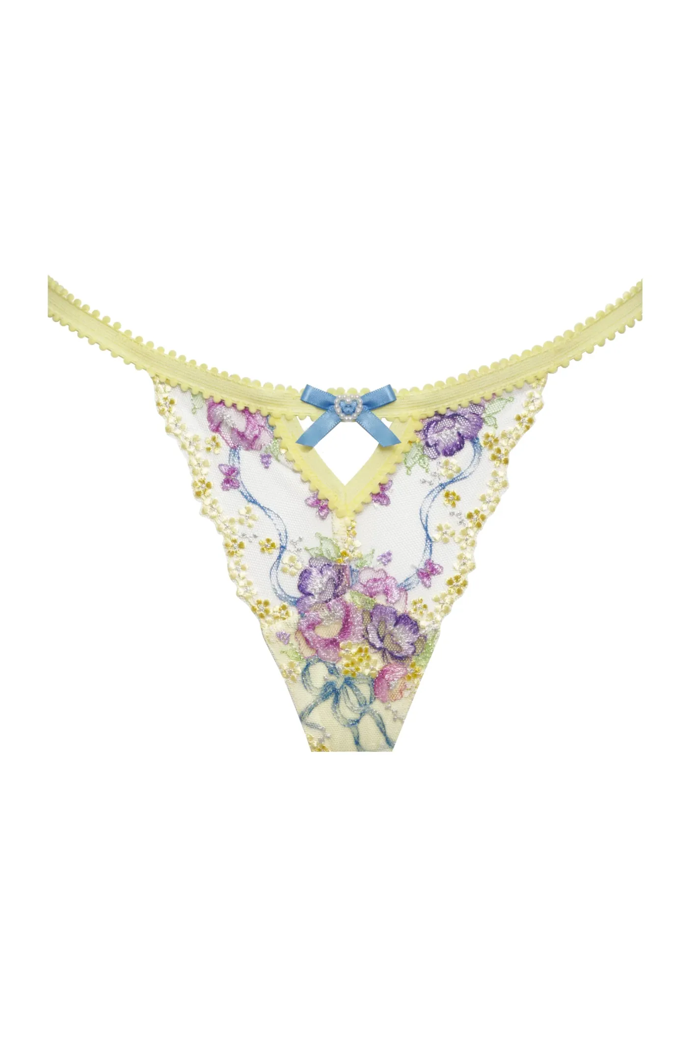 lavender_meadows_embroide_4.webp Woman For Love & Lemons Lavender Meadows Embroidery Thong Panty