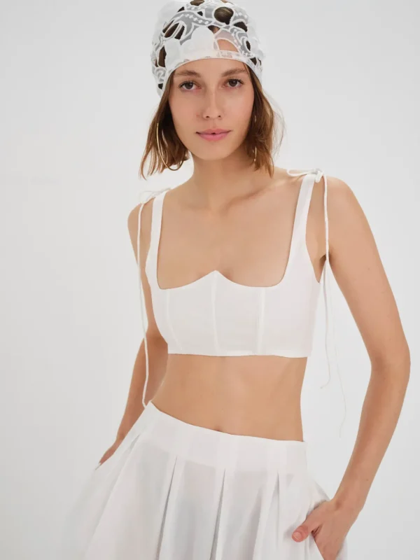 Woman For Love & Lemons Layla Crop Top