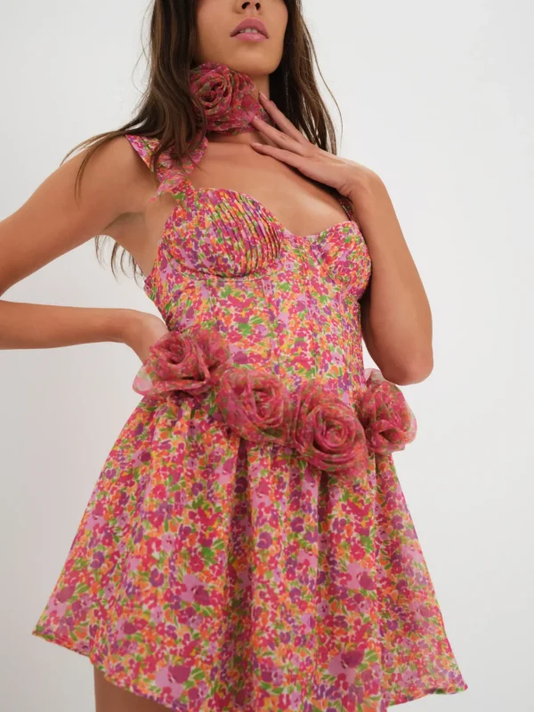 Woman For Love & Lemons Layton Mini Dress