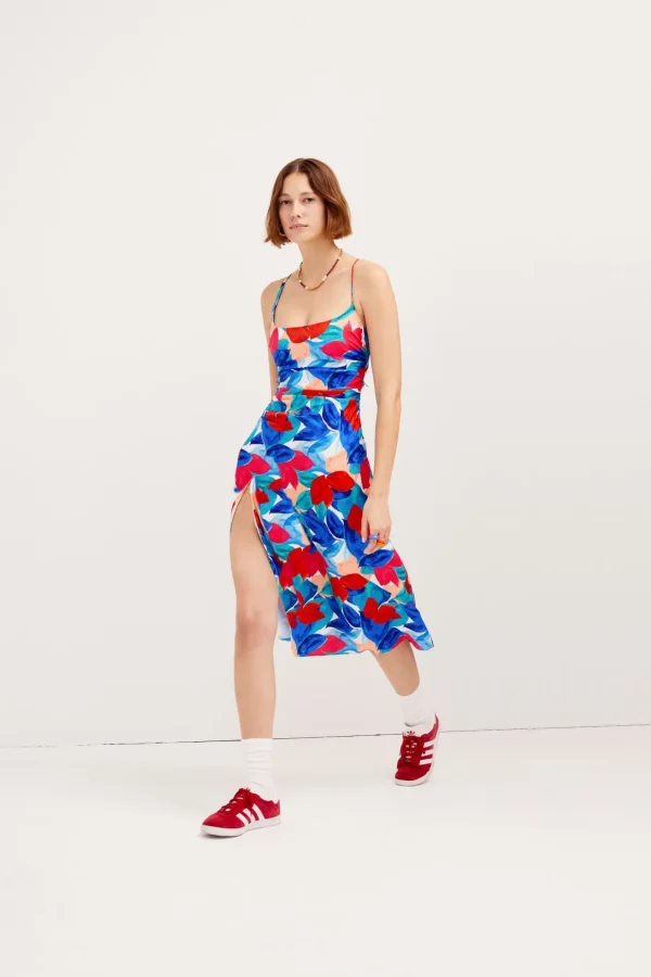 Woman For Love & Lemons Lorenza Midi Dress