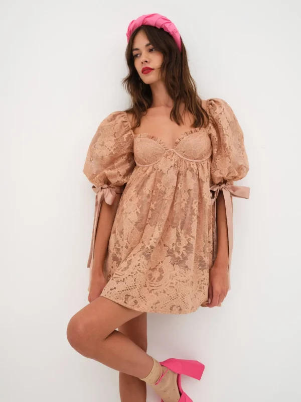 Woman For Love & Lemons Louisa Mini Dress