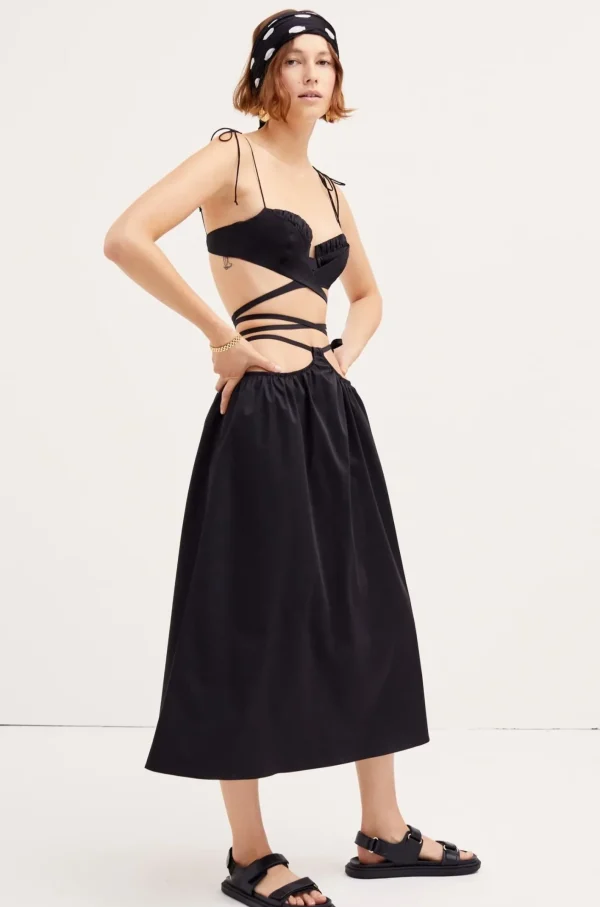 Woman For Love & Lemons Marley Midi Skirt