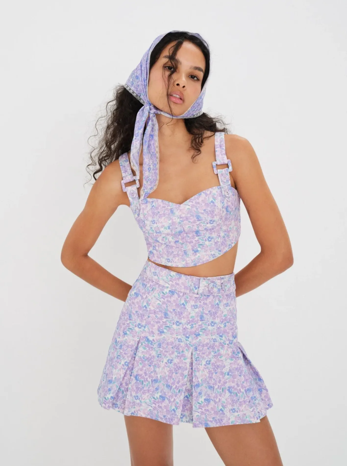marlo_mini_skirt_1.webp Woman For Love & Lemons Marlo Mini Skirt